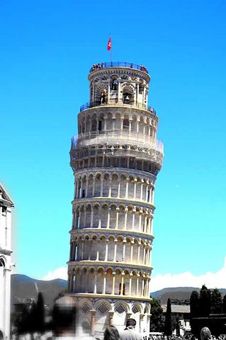 Torre inclinada de Pisa,Italia