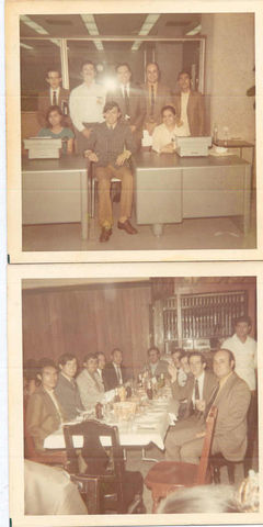 Personal Administrativo de Telex con gente de Gua y Mty y Celebrando fin de curso en Cd de Mexico